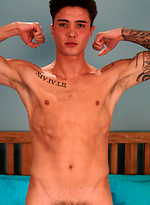 Straight Athletic Casias Reveals His Lean Ripped Body, Massive Uncut Cock and Cums! by English Lads