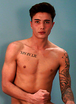 Straight Athletic Casias Reveals His Lean Ripped Body, Massive Uncut Cock and Cums! by English Lads