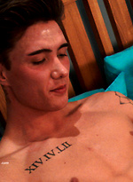 Straight Athletic Casias Reveals His Lean Ripped Body, Massive Uncut Cock and Cums! by English Lads