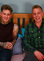 Straight Young Pup Lachlan, Kisses, Sucks Cock & gets Fucked all for the 1st Time! by English Lads