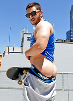 Straight boy from the suburbs of Melbourne, 26 year old James Nowak by Bentley Race