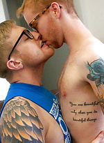 Luc Dean gives his mate Rory Delroy a hot load of his cum by Bentley Race