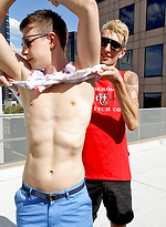 My horny mates Valentin and Caleb first outdoor shoot by Bentley Race