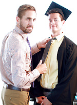 Sexy Step Dad takes graduation photos of his step son before sucking his big cock and sliding it in his daddy ass. by Man Royale