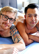 Hooking up my hot mates Luc and Sam by Bentley Race